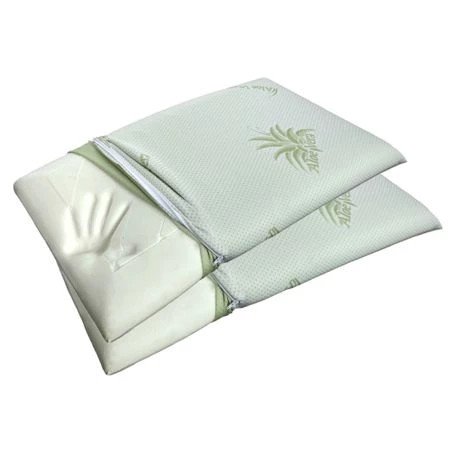 Set 2 Perne Memory Trilly Aloe Vera 40x70 cm